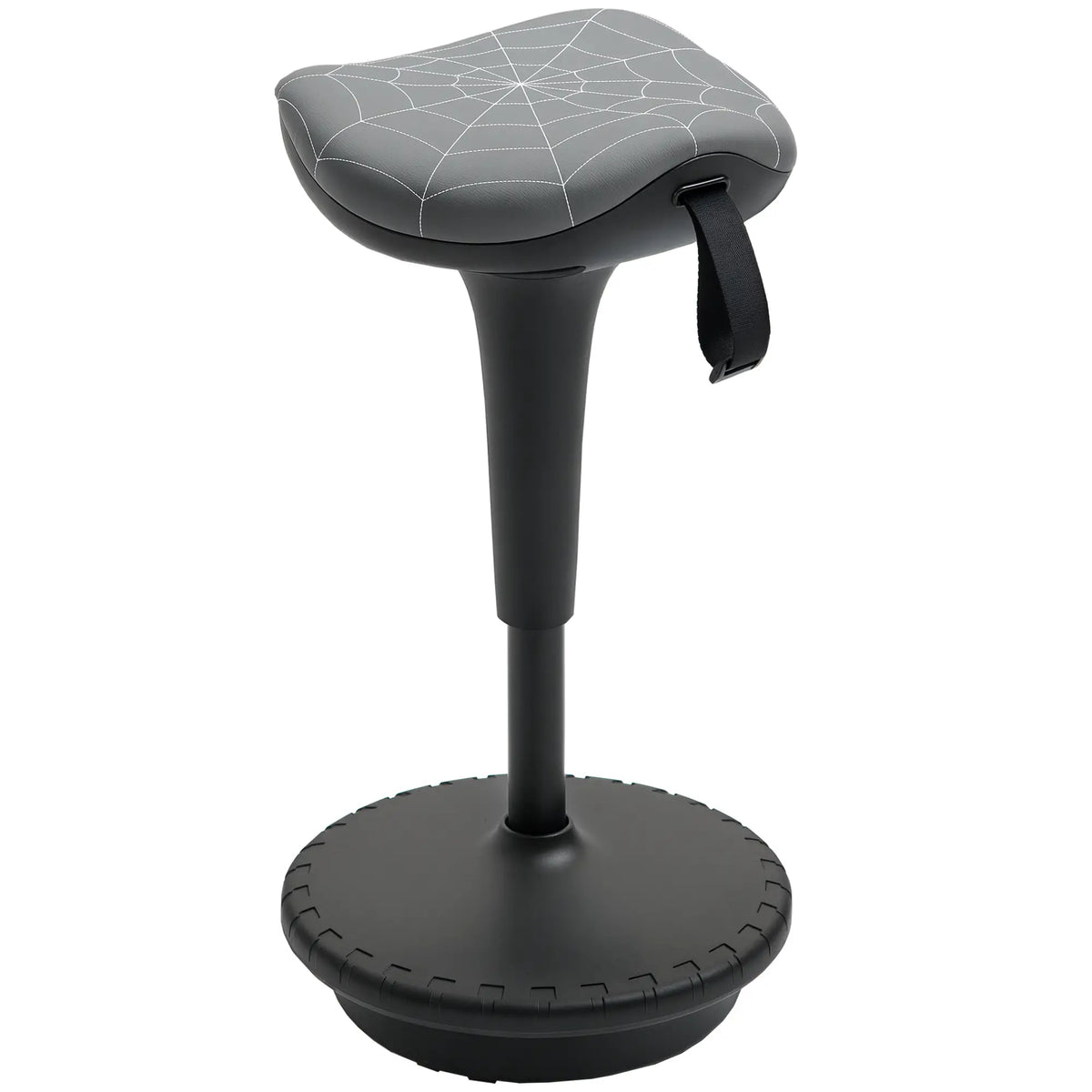 Backless Wobble Stool, Adjustable Standing Desk Chair, Grey Task Chairs Grey at Gallery Canada