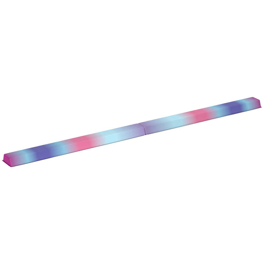 7.7ft Folding Balance Beam, Gymnastics Equipment, Anti-Slip, Multicolour Gymnastics Mats Multi Colour at Gallery Canada
