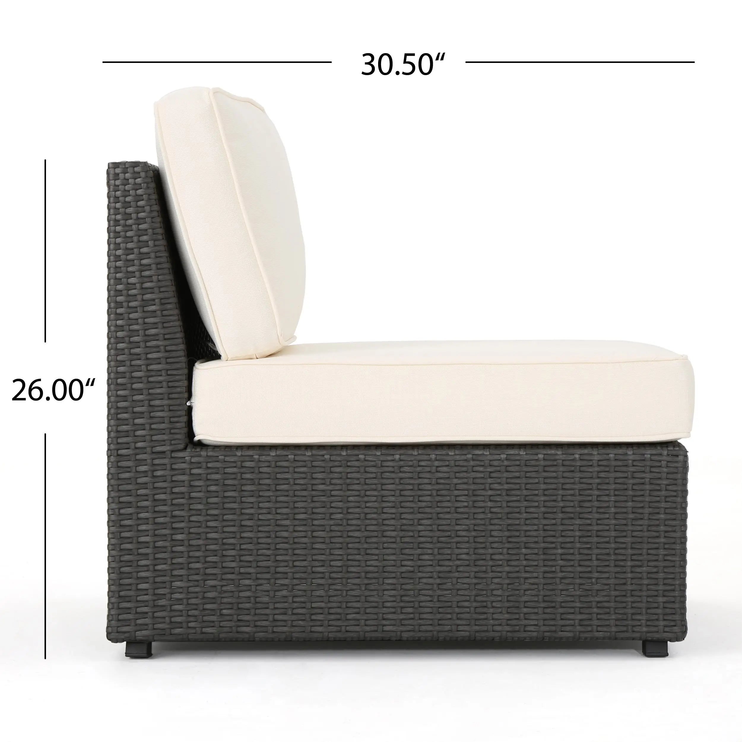 Patio Chair Set, Water Resistant Cushions, 26