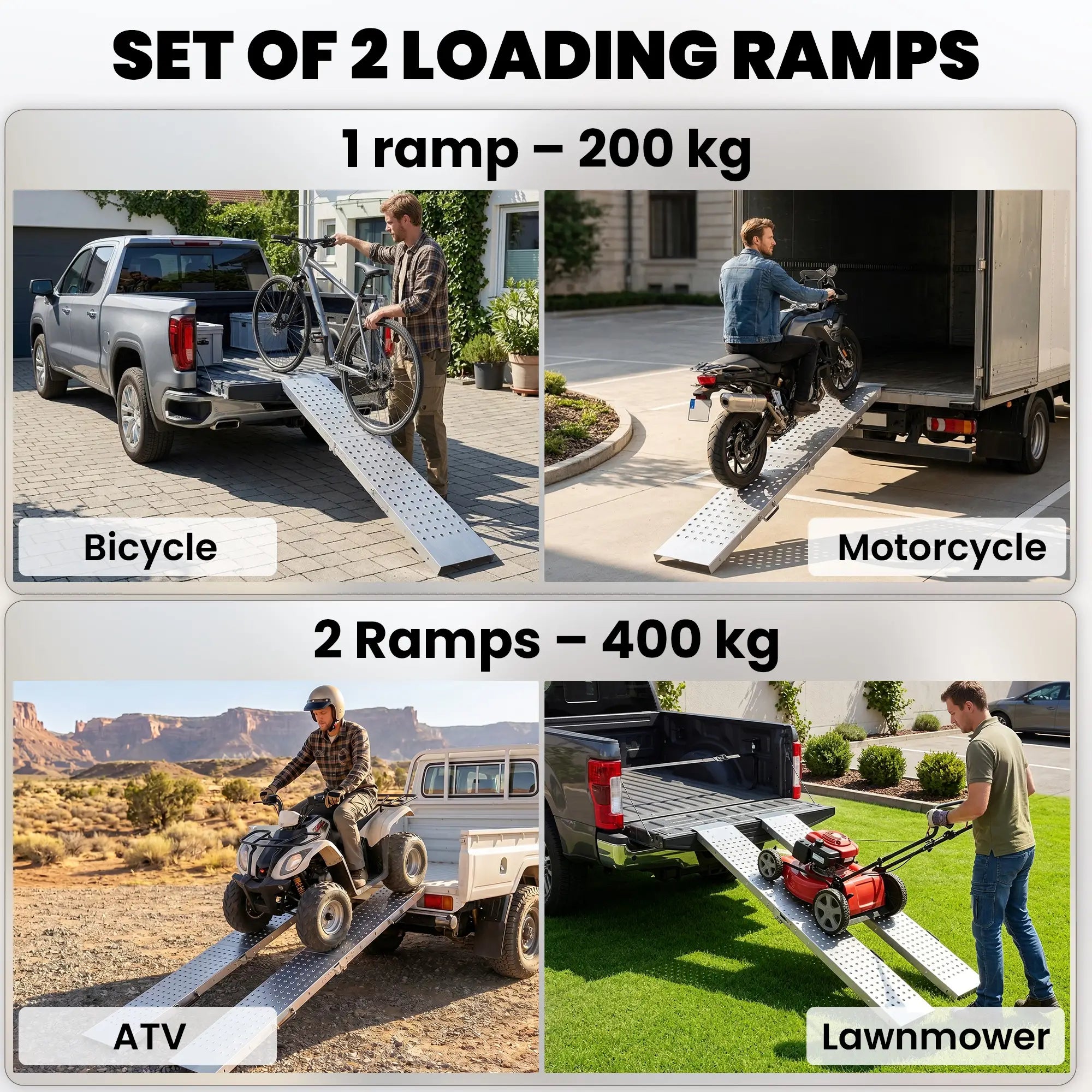 Folding Loading Ramps, 70.9