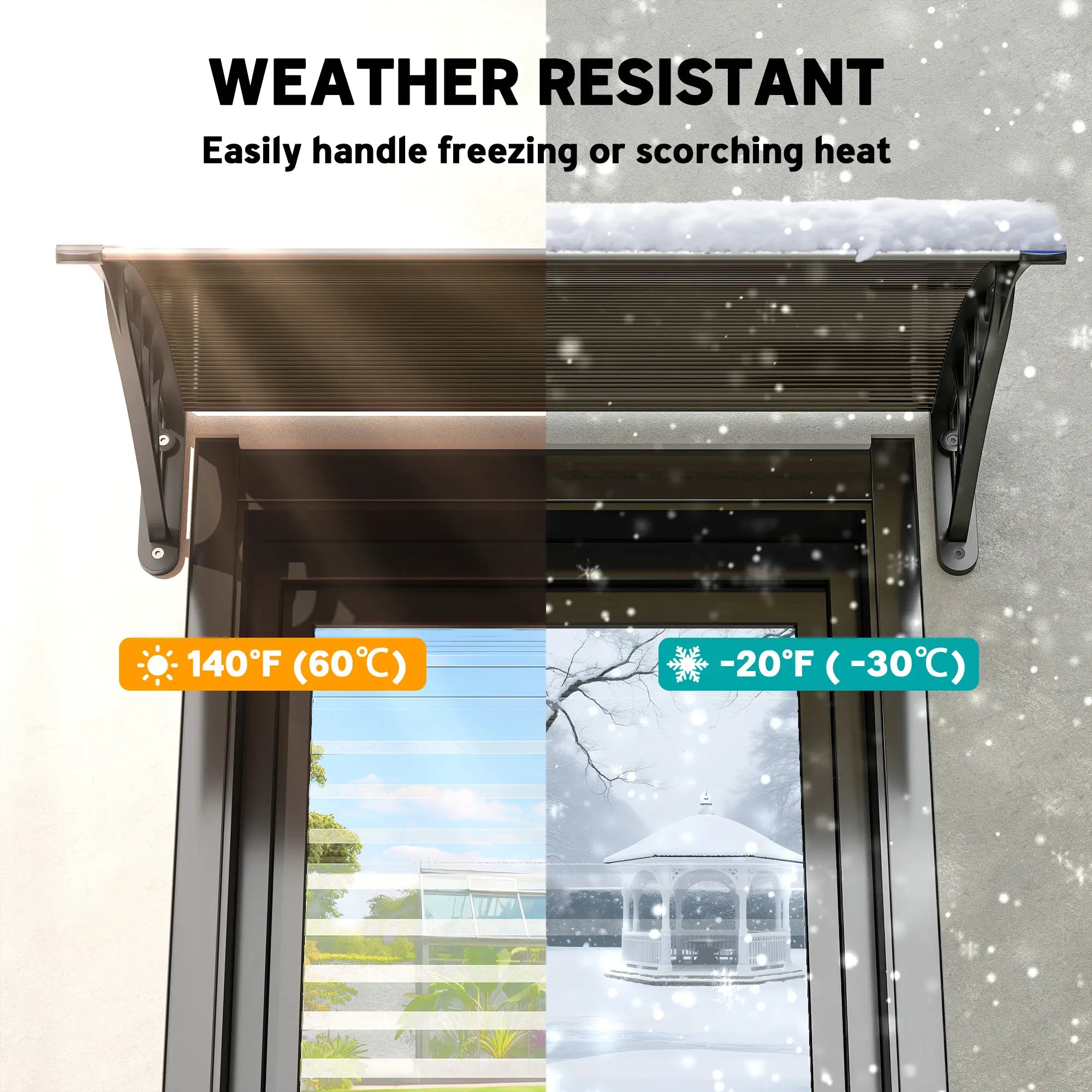 Window Awning Door Canopy, 30