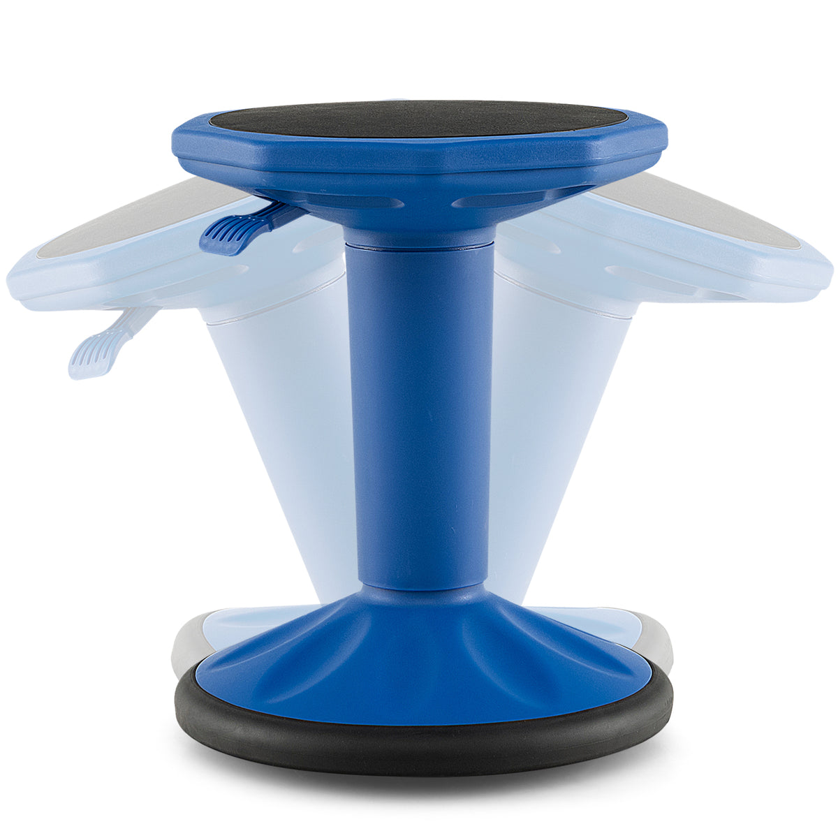 Adjustable Height Wobble Chair, Active Learning Stool, Navy Kneeling Chiars Navy at Gallery Canada