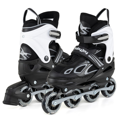 Adjustable Kids' Incline Skates 4 Sizes Adjustable Blade Roller, Black Toy Sports at Gallery Canada