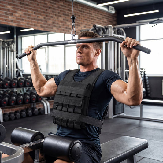 Adjustable Weighted Vest for Men and Women with Removable Iron Weights-66 lbs and M Size Weights Accessories Options at Gallery Canada