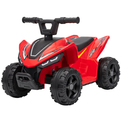 6V Kids ATV Quad, Button Control, 45Mins Runtime, Red Electric Toy Cars Red at Gallery Canada
