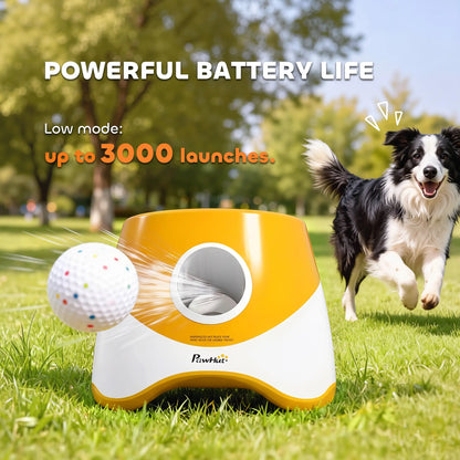 Automatic Dog Ball Launcher With 5 Etpu Balls, Orange Dog Agility Training Equipment at Gallery Canada