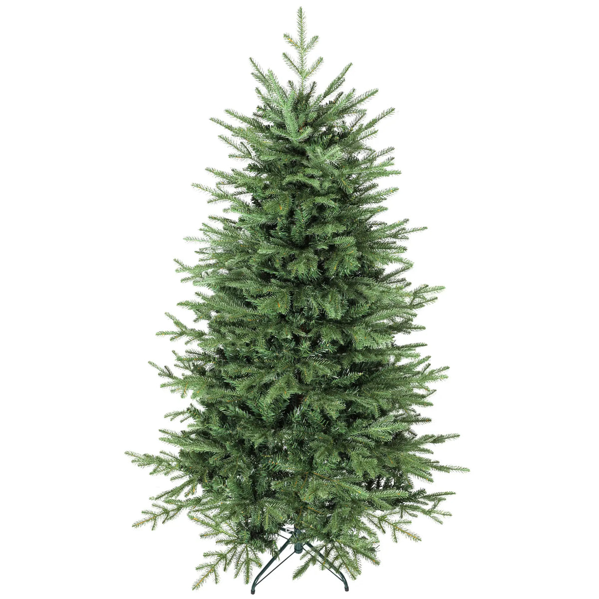 6 ft Artificial Christmas Tree, Dense Realistic Branches, Full Ponderosa Fir, Hinged, Easy Assembly Artificial Christmas Trees at Gallery Canada