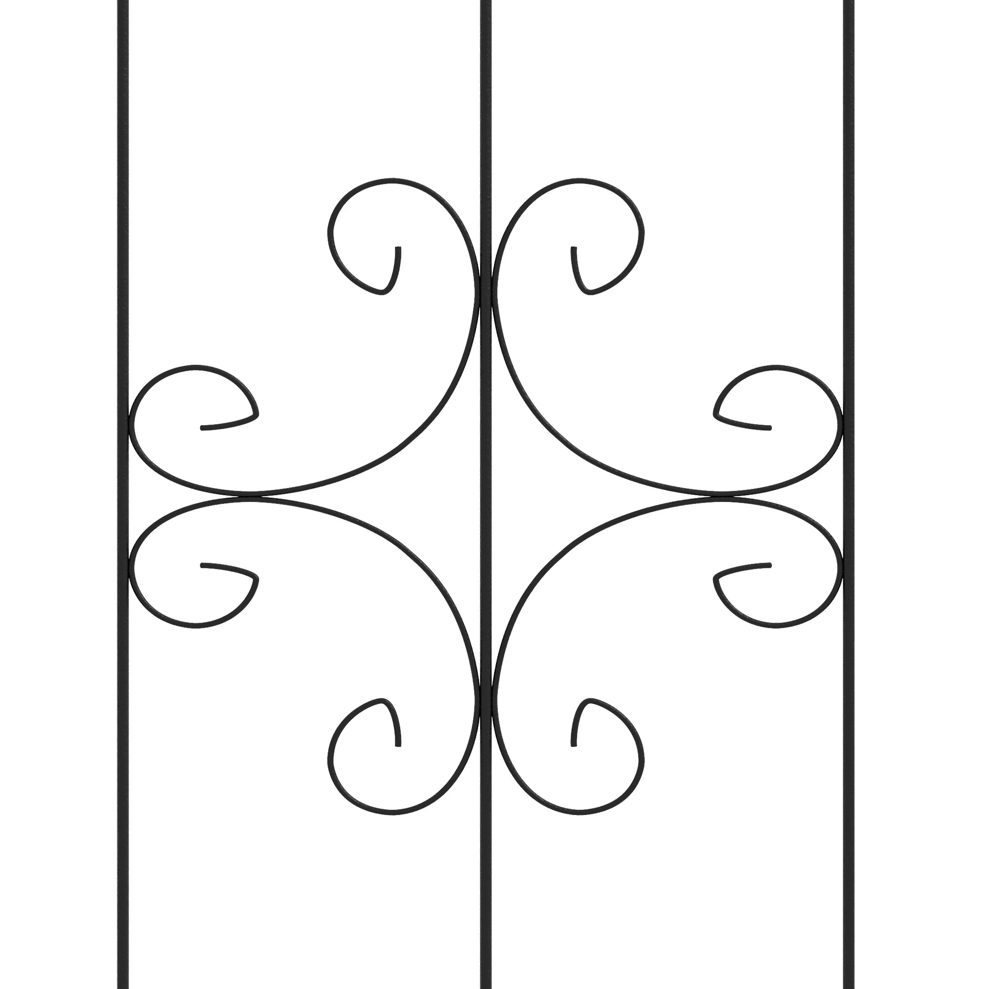 Metal Trellis Set of 6, Garden Climbing Plant Support, Arrow Design Plant Stands at Gallery Canada
