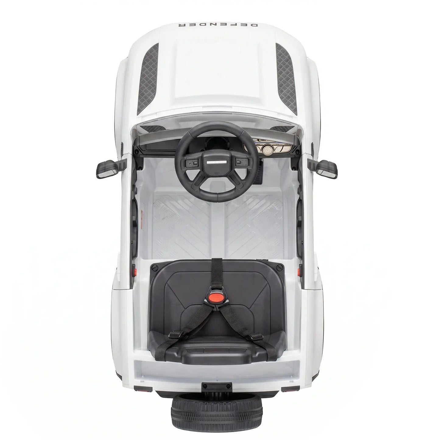 12V Licensed Land Rover Ride-On Car, Remote, White Electric Toy Cars at Gallery Canada