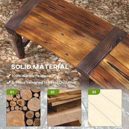 Wooden Outdoor Tree Bench, Slatted Seat, 60in, Brown Outdoor Benches at Gallery Canada