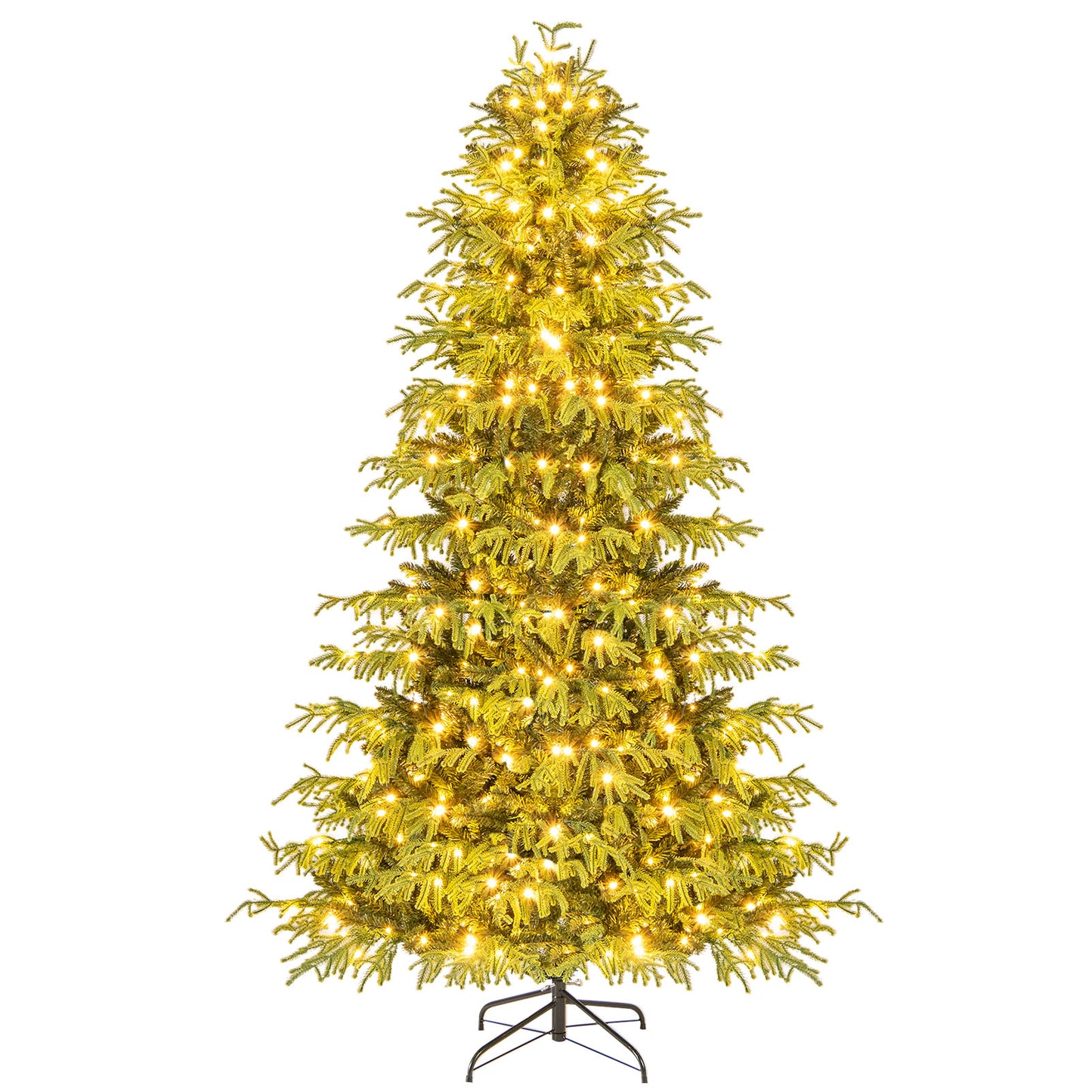 Artificial Christmas Tree, LED Lights, PVC Mixed Branch Tips, 7ft, Green Christmas Tree at Gallery Canada