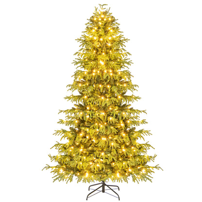 Artificial Christmas Tree, LED Lights, PVC Mixed Branch Tips, 7ft, Green Christmas Tree at Gallery Canada
