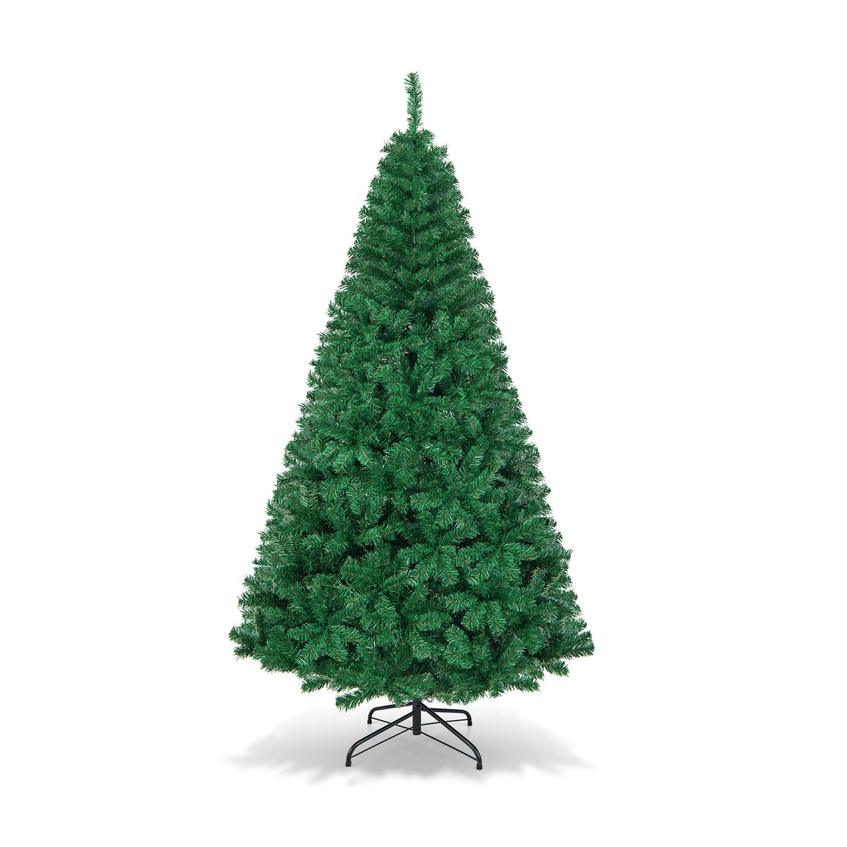 Artificial PVC Hinged Christmas Tree, 7 ft, Green Christmas Tree Green at Gallery Canada