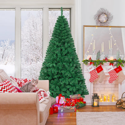 Artificial PVC Hinged Christmas Tree, 7 ft, Green Christmas Tree at Gallery Canada