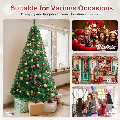 Artificial PVC Hinged Christmas Tree, 7 ft, Green Christmas Tree at Gallery Canada