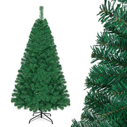 Artificial PVC Christmas Tree, Solid Metal Stand, 5 ft, Green Christmas Tree Green at Gallery Canada