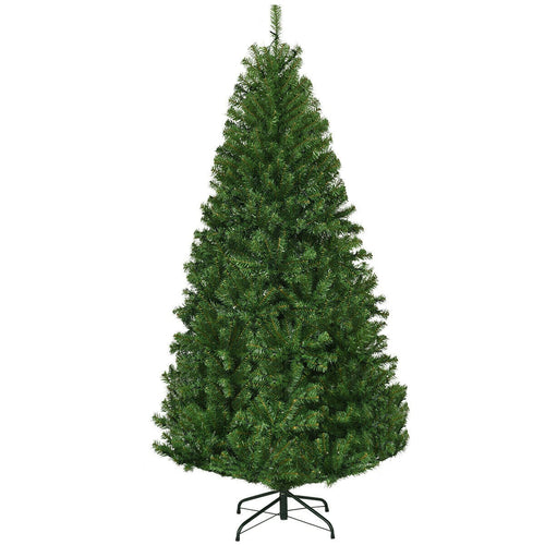 Artificial Hinged Christmas Tree, 6 ft, Green