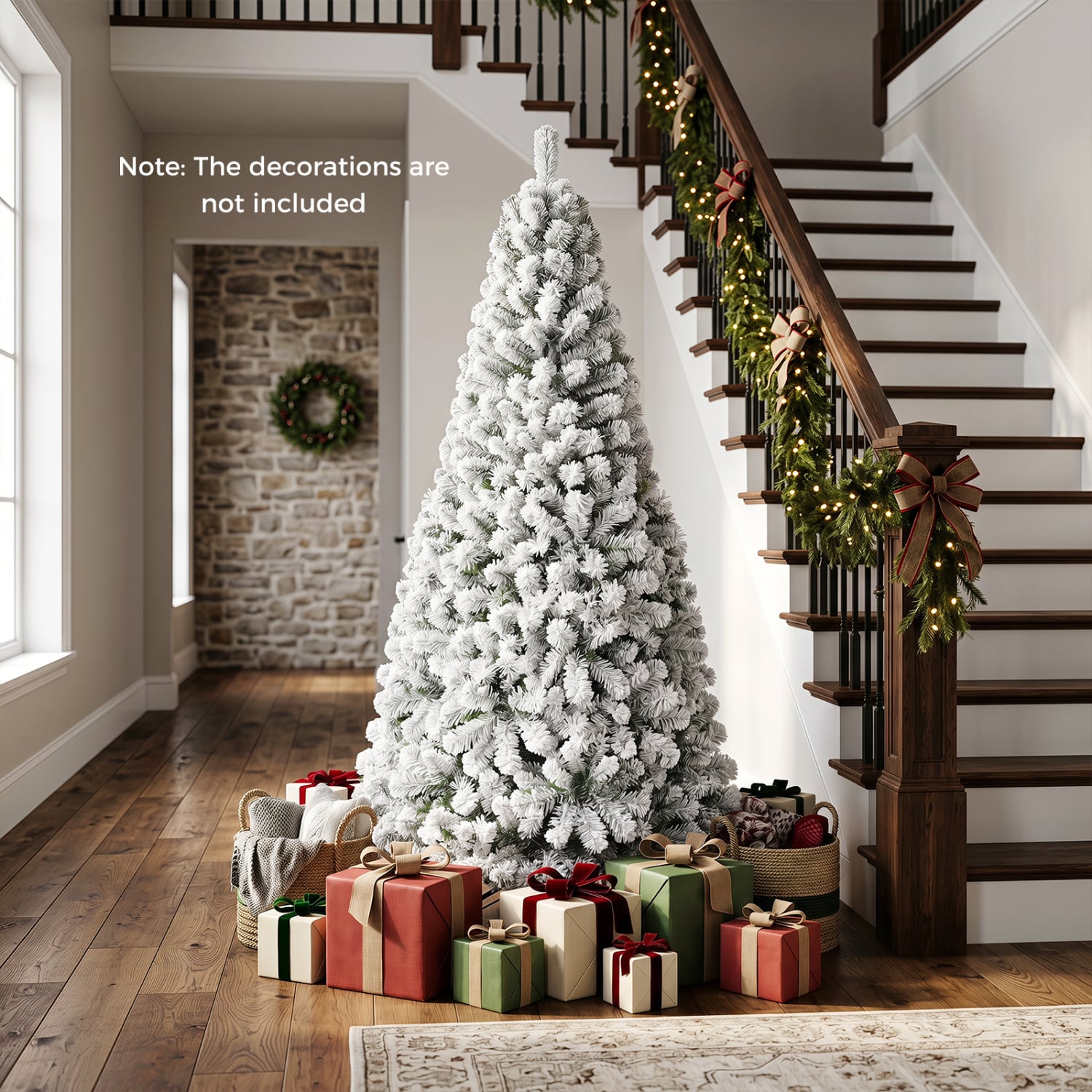 Snow-Flocked Christmas Tree, 6 ft, White Christmas Tree at Gallery Canada