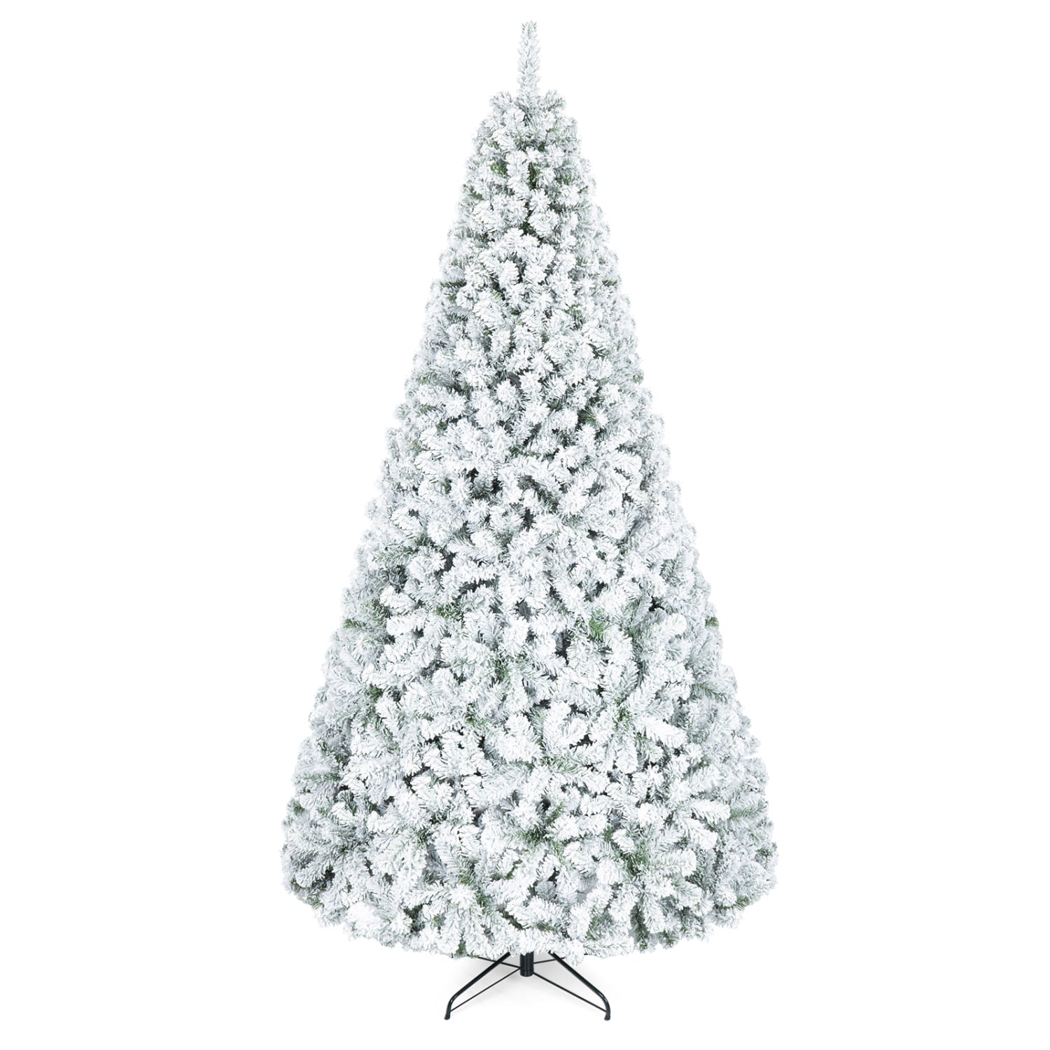 Artificial Snow-Flocked Christmas Tree Christmas Tree White & Green at Gallery Canada