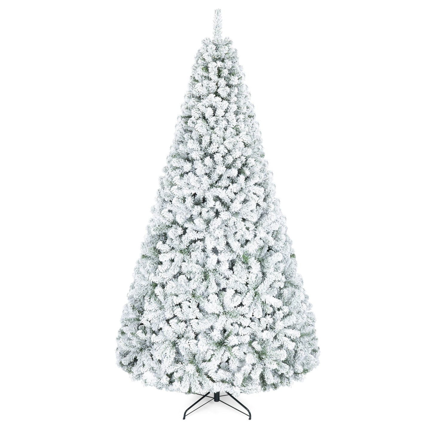 Artificial Snow-Flocked Christmas Tree Christmas Tree White & Green at Gallery Canada