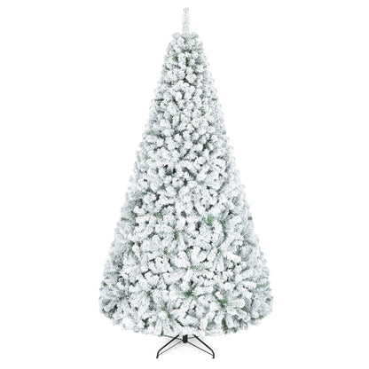 Artificial Snow-Flocked Christmas Tree Christmas Tree White & Green at Gallery Canada