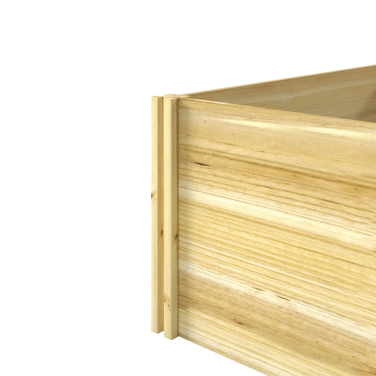 DIY 5-Box Garden Planter, Open Bottom, Natural Wood Raised Garden Beds at Gallery Canada