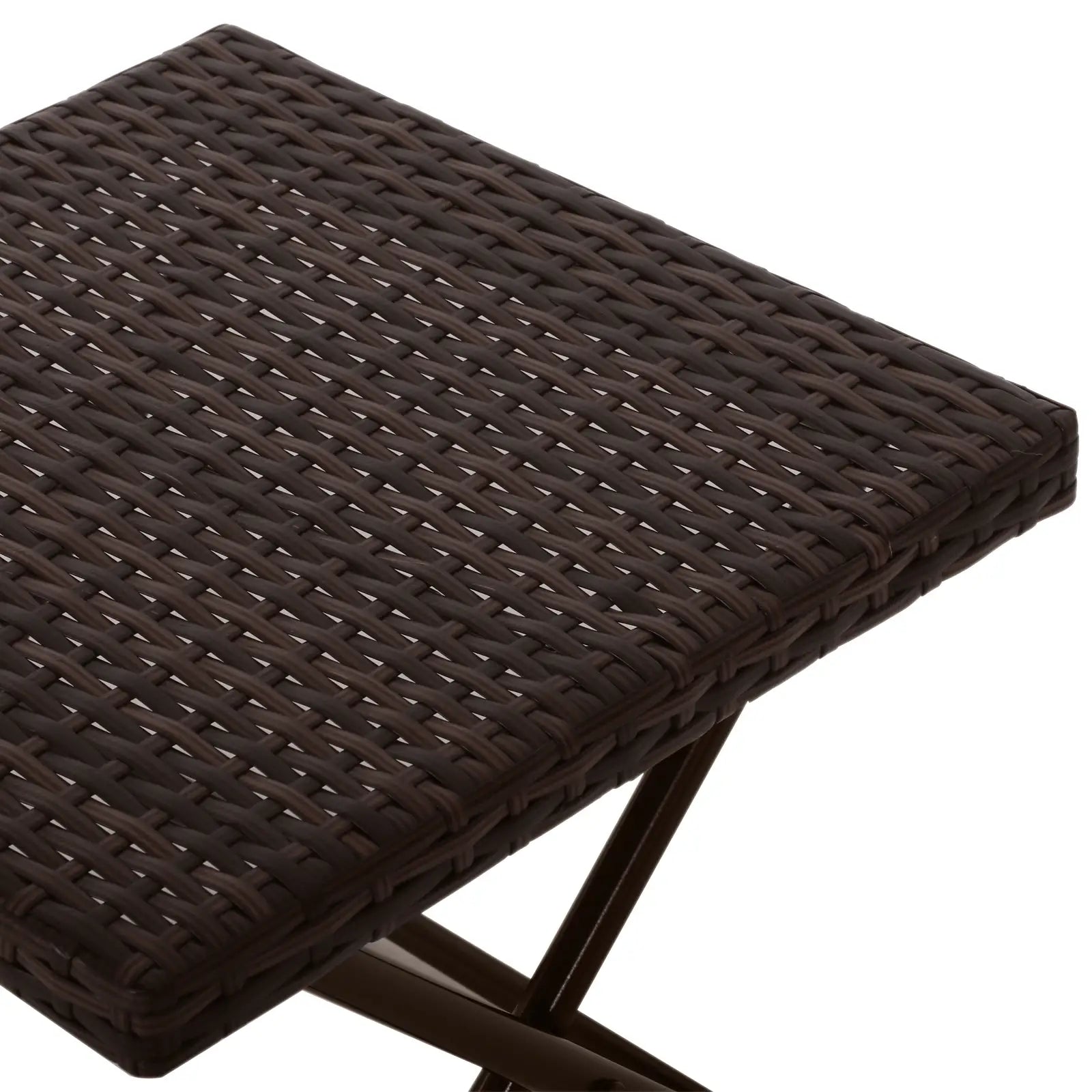 Outdoor PE Rattan Coffee Table, 15.75
