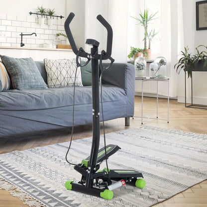 Adjustable Twist Stepper With LCD Monitor, Resistance Bands, Stair Stepper Aerobic Equipment at Gallery Canada