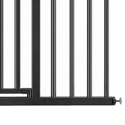 Baby Pet Gate 3 Extensions, Auto-Close, 36"H, Black Pet Gates at Gallery Canada