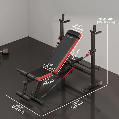 924LBS Adjustable Weight Bench, Home Gym Strength Training Weight Benches at Gallery Canada