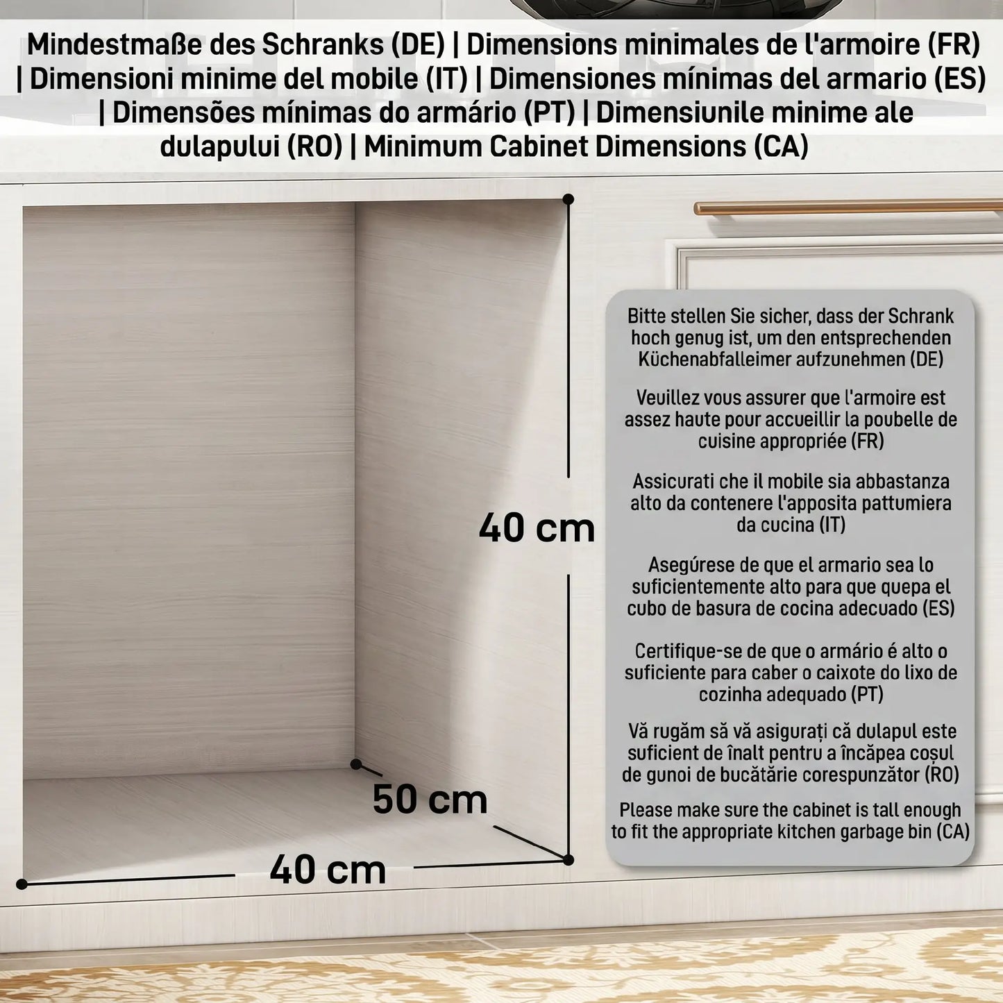 Pull Out Bin, Under Sink Garbage Can, 2 Compartments, 4 Gallon Each, Light Grey, Light Grey Household Supplies at Gallery Canada