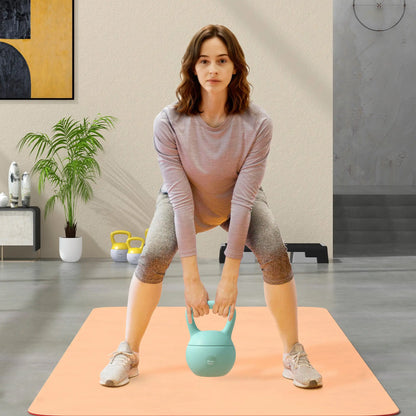 13 lb Soft Kettlebell, Sand Filled Weight w/ Grip Handle, Kettlebell Weight for Full Body Workout, Green Strength Training Equipment at Gallery Canada