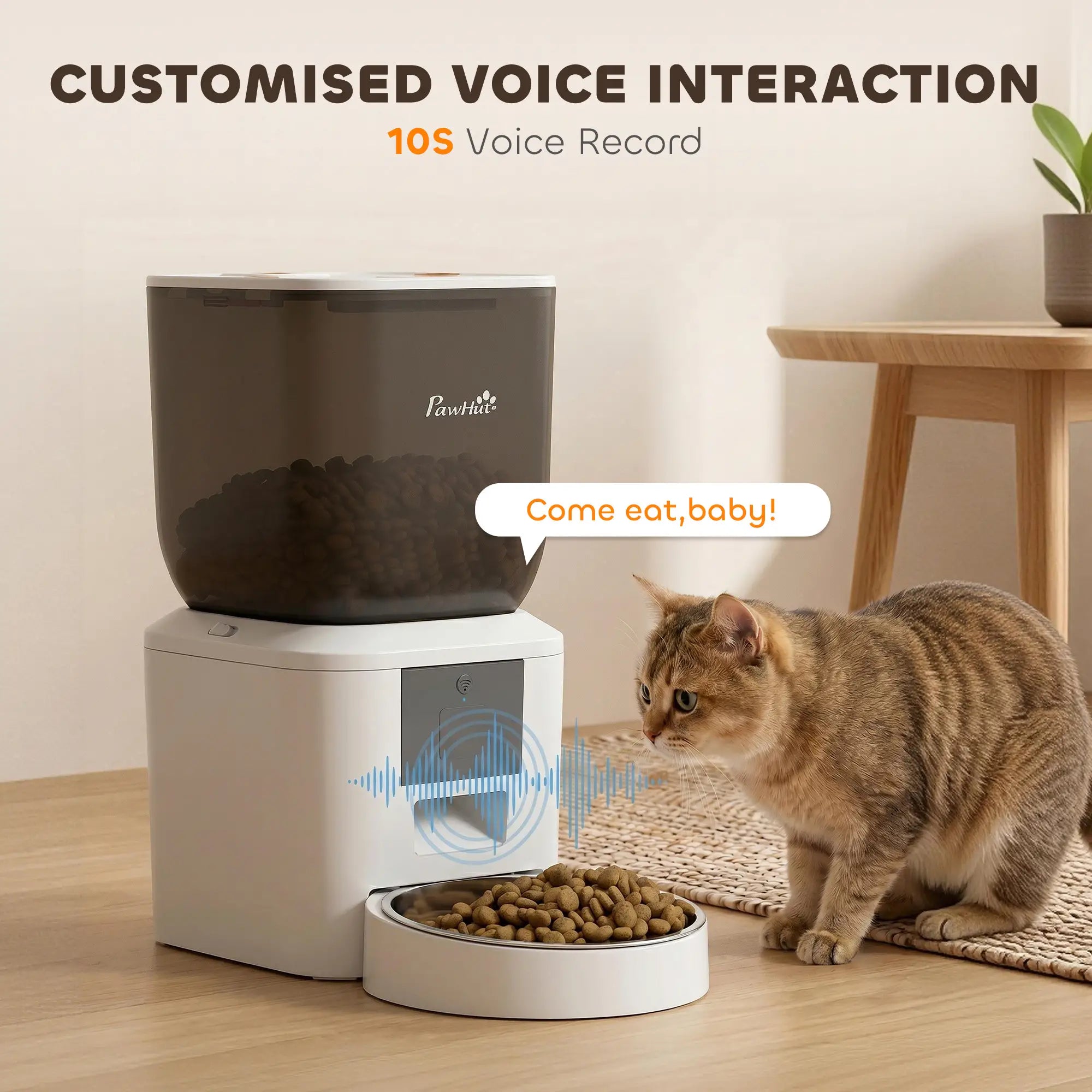 Smart WiFi Automatic Cat Feeder, 8L, 1-10 Meals Dog Bowls at Gallery Canada