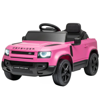 12V Licensed Land Rover Ride On Car, Pink Electric Toy Cars Pink, Black at Gallery Canada