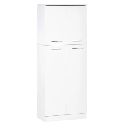 61" Pantry Cabinet, Kitchen Pantry Storage Cabinet with 2 Doors and Adjustable Shelves, Freestanding Storage Cabinet Kitchen Pantry Cabinets at Gallery Canada