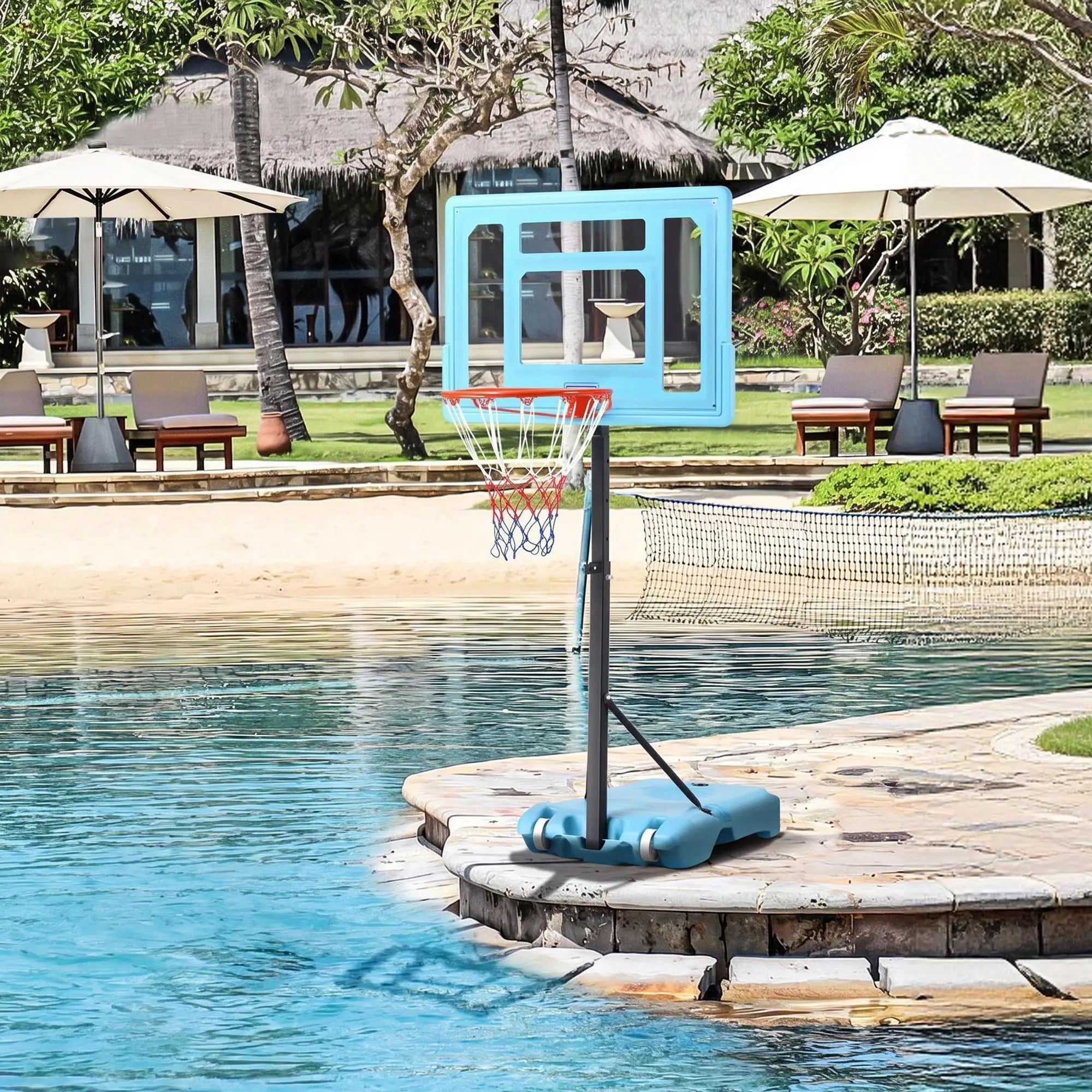 Adjustable Basketball Hoop Stand, 36.5