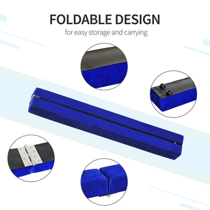 7ft Folding Balance Beam, Gymnastics Beam with Wood Core, Blue Gymnastics Mats at Gallery Canada