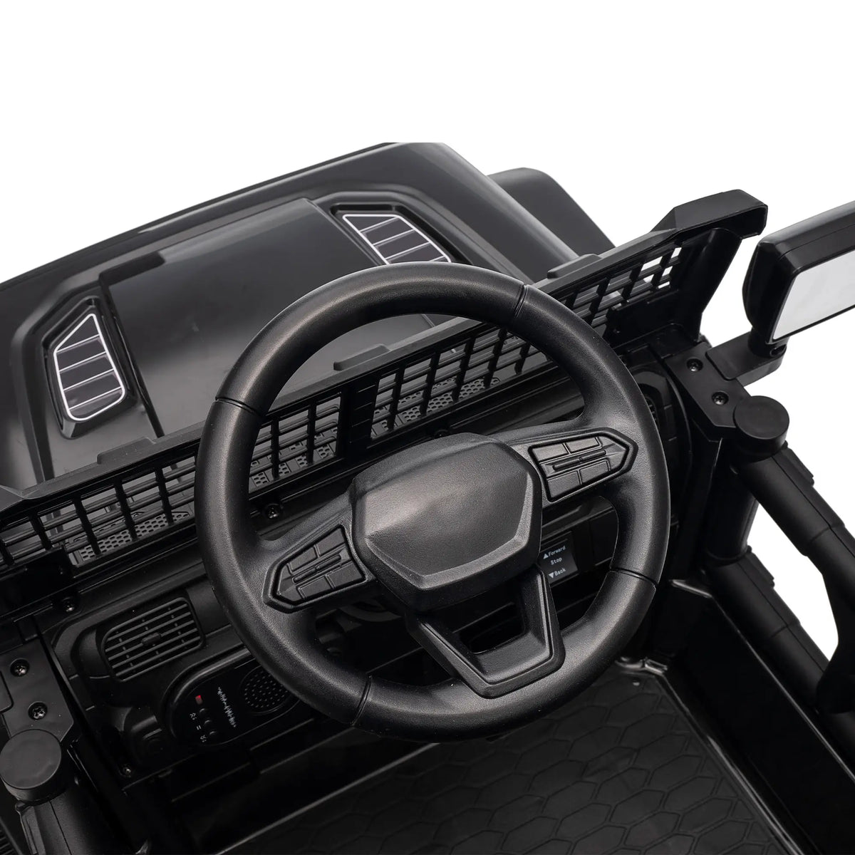 Kids 12V Electric Car With Remote, Dual Motors, Lights, Black Electric Toy Cars at Gallery Canada