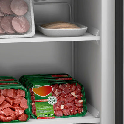 Upright Freezer, 3 Cu.Ft Mini Freezer with Reversible Single Door, Adjustable Thermostat for Home, Dorm, Silver Small Kitchen Appliances at Gallery Canada