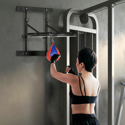 Adjustable Speed Bag Platform, Wall Mounted, 360° Swivel Training