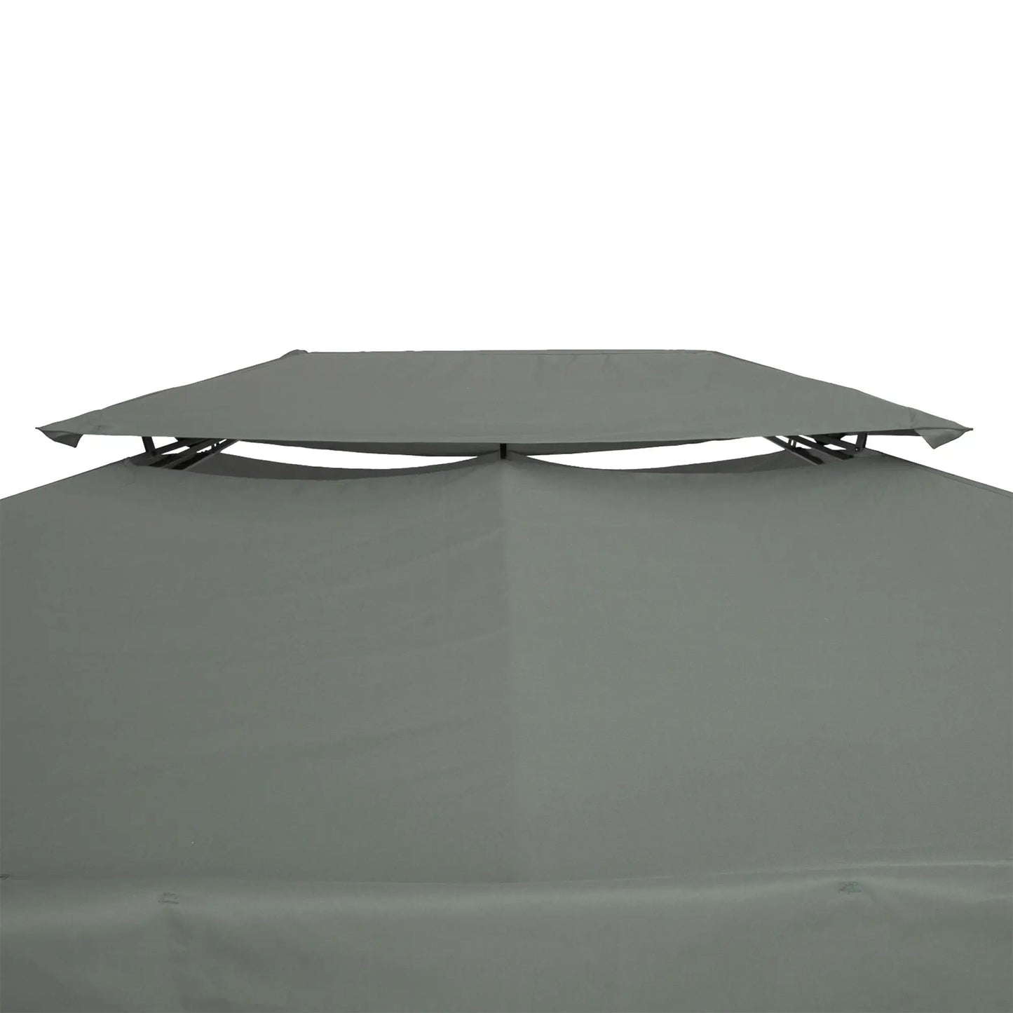 13' x 10' Gazebo Replacement Canopy, 2 Tier Top UV Cover, Deep Grey Gazebo Canopy Replacement at Gallery Canada