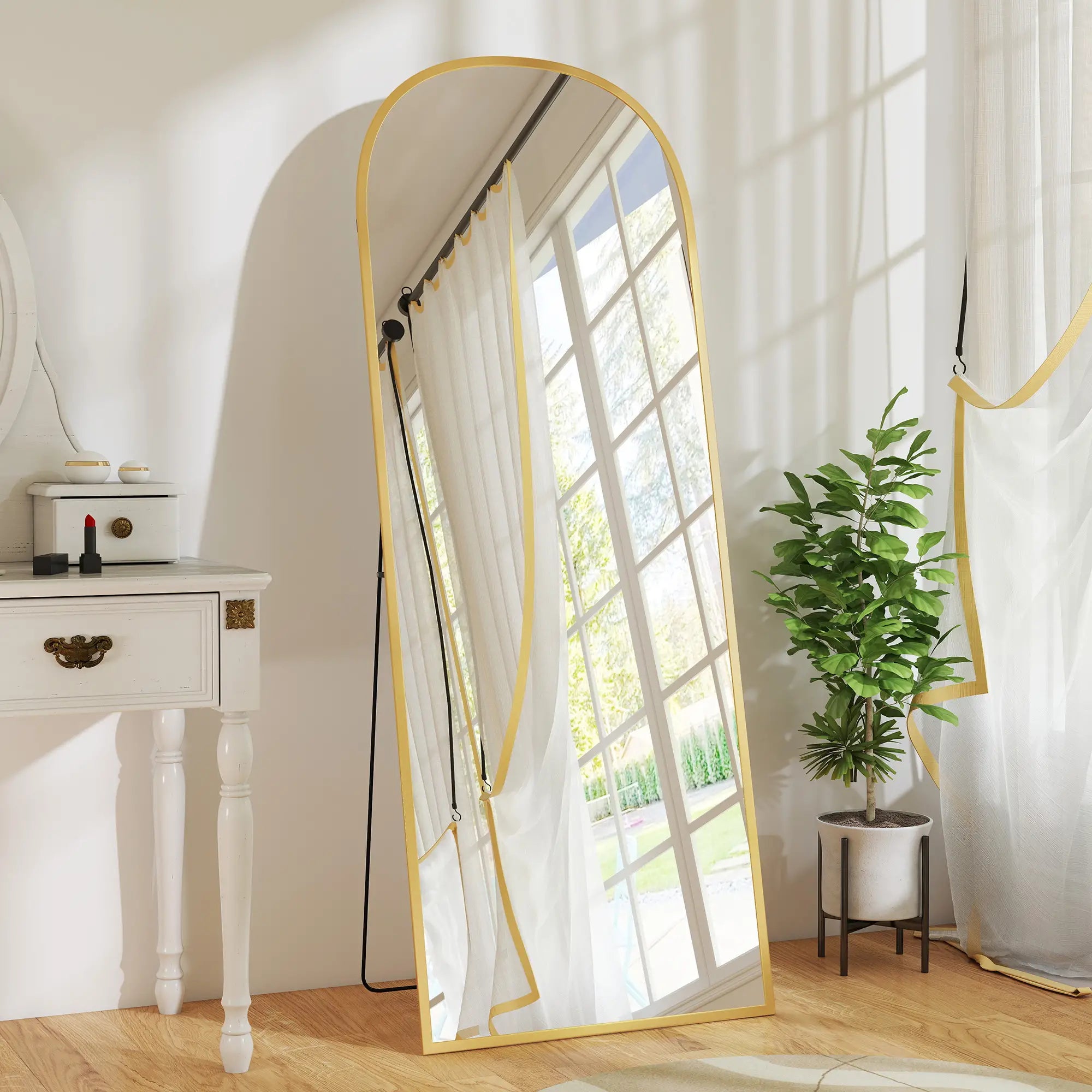 Arched Standing Mirror, 64
