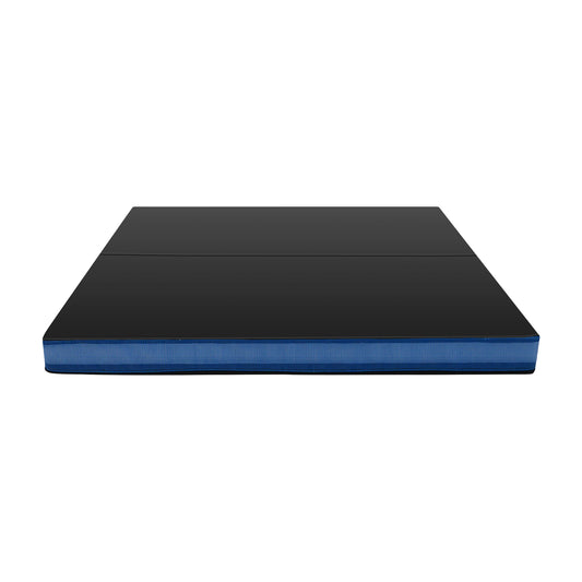 Thick Bi-Fold Gymnastics Exercise Mat, Black Yoga & Gym Mats Black at Gallery Canada