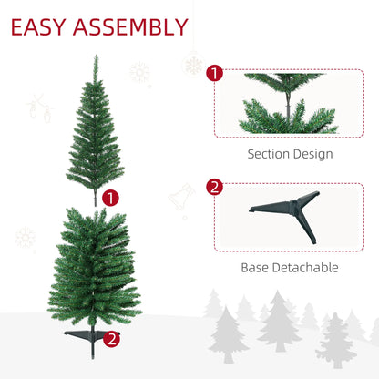 5FT Pencil Christmas Tree, Realistic Branches, Stable Stand, Green Pencil Christmas Trees at Gallery Canada