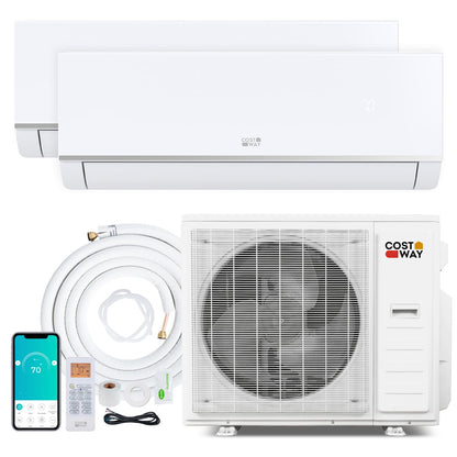 Mini Split AC Heat Pump, 38000 BTU, 2 Zone, 20 SEER2, 9K + 24K 2 Zone Mini Split at Gallery Canada