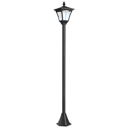 Solar Lamp Post, LED Streetlight, Outdoor Light, Waterproof, 47"H, Black Solar Post Lamps at Gallery Canada
