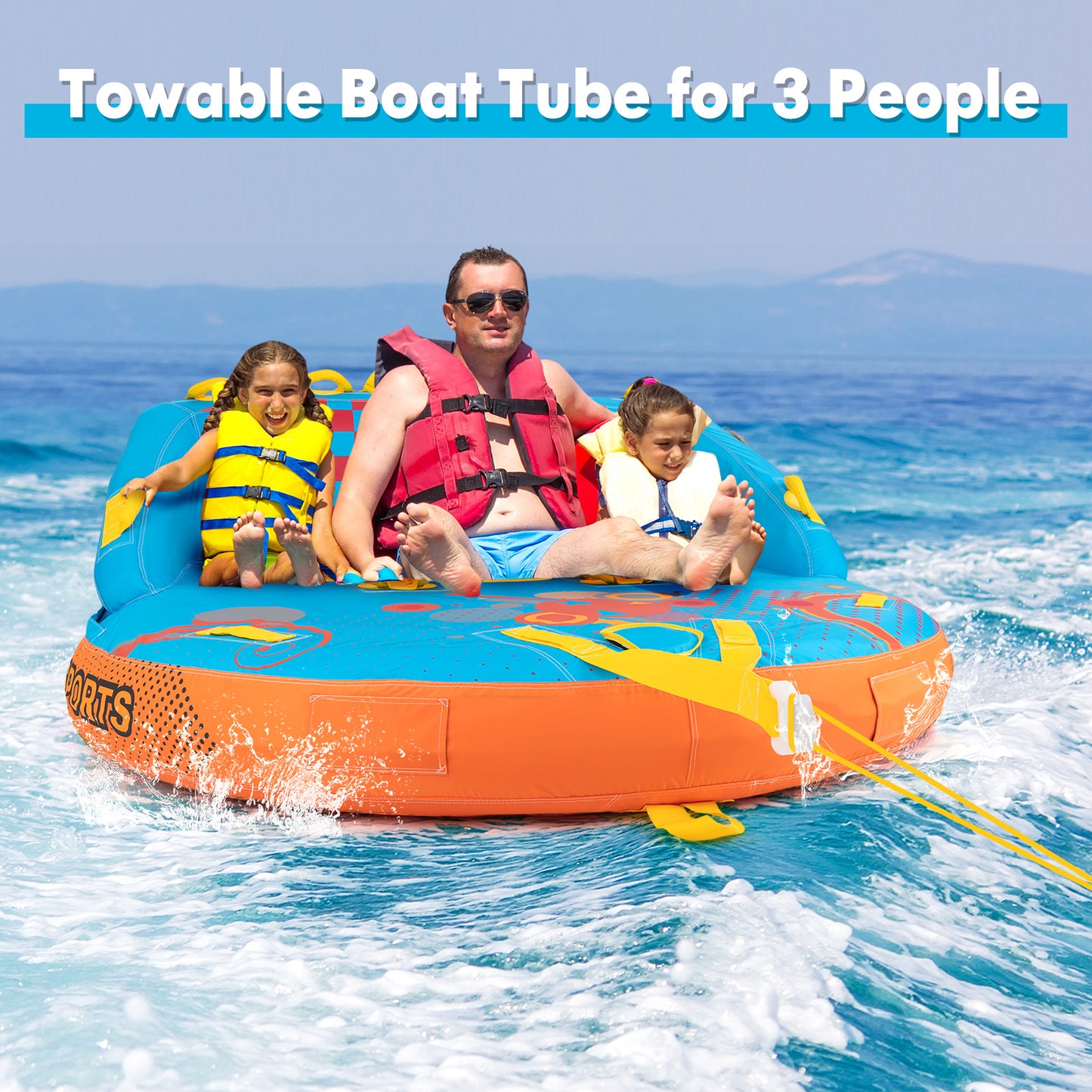 3 Rider Towable Tube, Nylon Cover, Water Sport Sofa Pull Water Sports at Gallery Canada