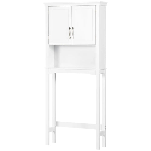 Over Toilet Storage Cabinet, Bathroom Cabinet with Doors, Shelves