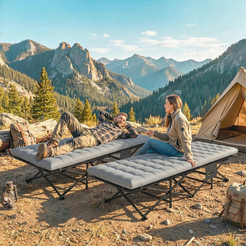 Set of 2 Camping Cots, 32