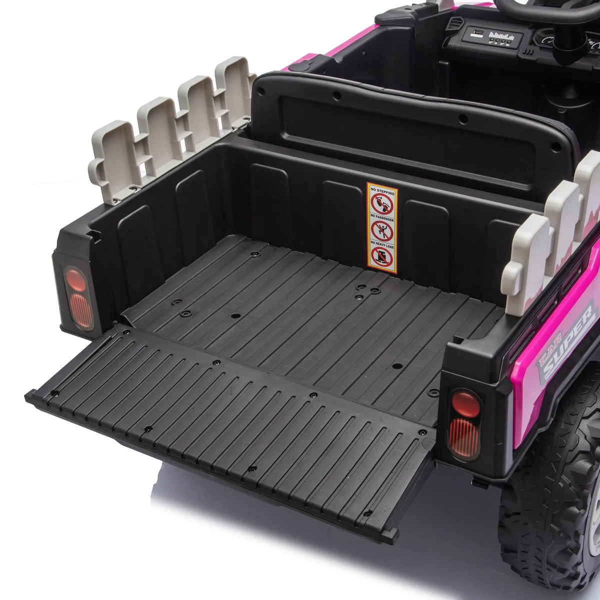 12V Kids Ride On Tractor, Remote Control, Dual Motors, Pink Electric Toy Cars at Gallery Canada